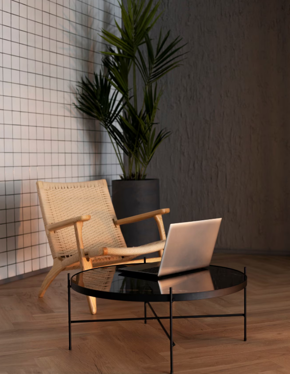 Black Tray Table by Two Lines Furniture · Vietnam